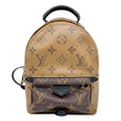 LOUIS VUITTON Palm Springs Mini Monogram Reverse Canvas Backpack Bag Brown