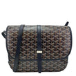 GOYARD Belvedere Canvas Messenger Bag Black