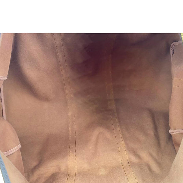 LOUIS VUITTON Keepall 60 Bandouliere Monogram Canvas Travel Bag Brown