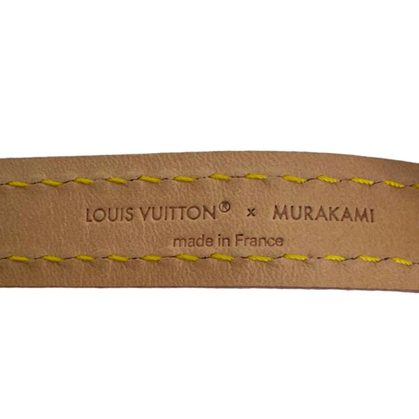 LOUIS VUITTON x TM MM Monogram Multicolor Canvas Dog Leash White