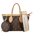 LOUIS VUITTON Neverfull BB Monogram Canvas Tote Bag Brown