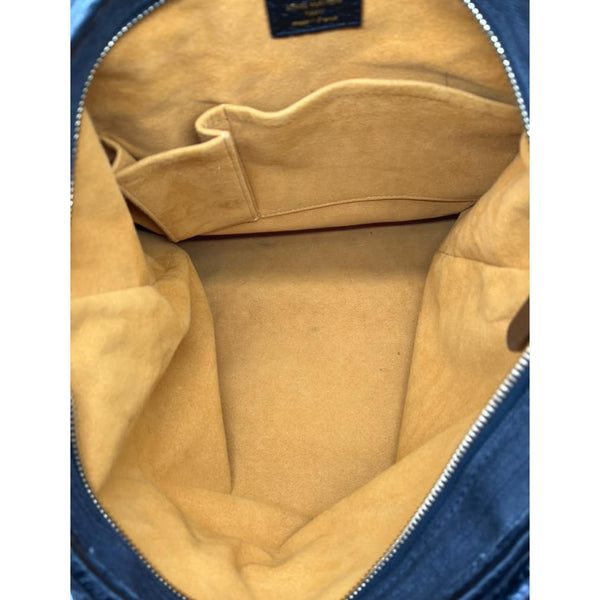 LOUIS VUITTON Neo Cabby MM Monogram Denim Hobo Bag Black