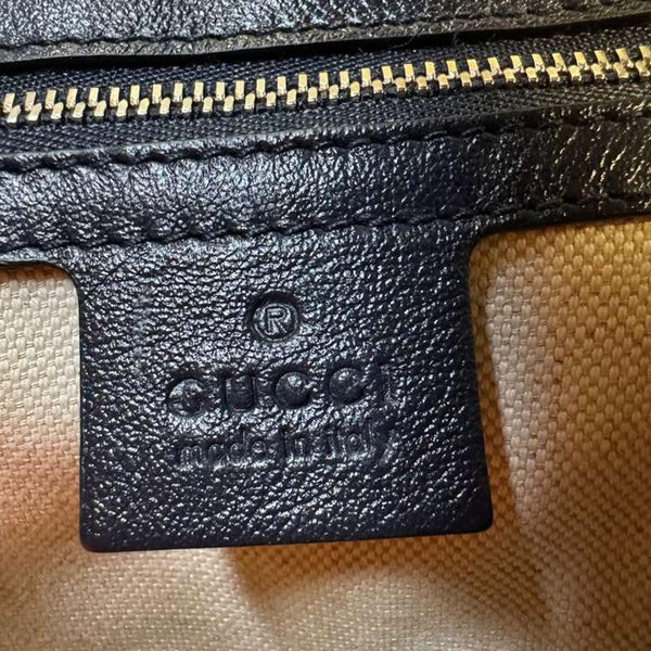 GUCCI GG Marmont Small Matelasse Canvas Shoulder Bag Blue 443497