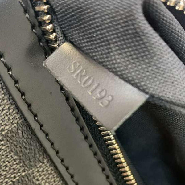 LOUIS VUITTON Mick Damier Graphite Shoulder Bag Black