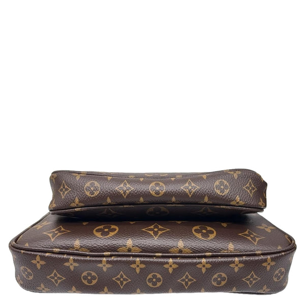 LOUIS VUITTON Multi Pochette Accessoires Monogram Canvas Crossbody Bag Brown