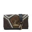 Louis Vuitton Veau Satin Monogram Twist Chain Wallet