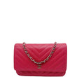 Chanel Chevron Wallet On Chain(WOC)
