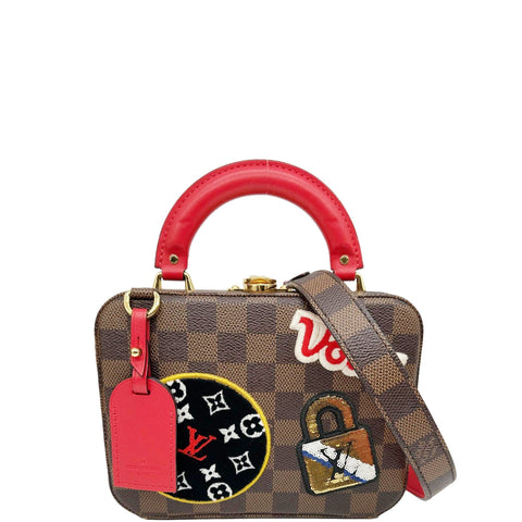 Louis Vuitton Patches Damier Ebene Stories Box Bag