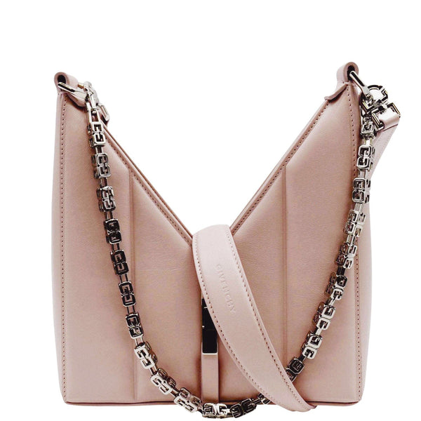 GIVENCHY Mini Cut Out Leather Shoulder Bag Pink
