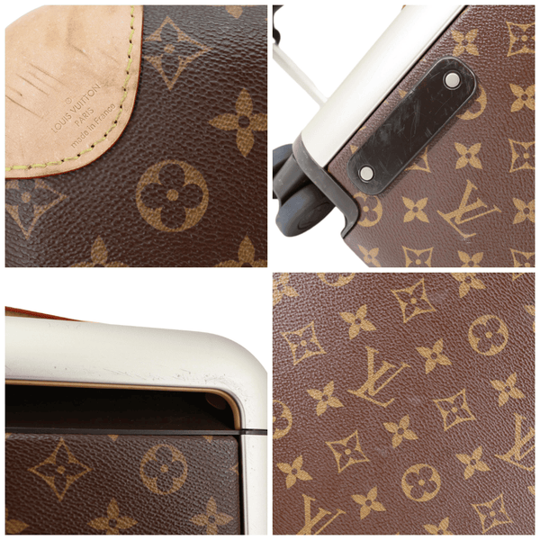 LOUIS VUITTON Horizon 55 Monogram Canvas Travel Bag Brown