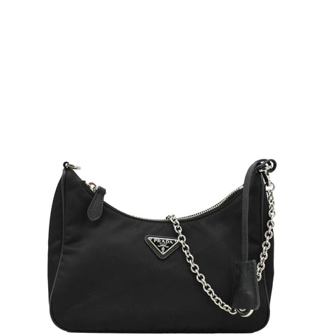 PRADA Re-Edition 2005 Re-Nylon Shoulder Bag Black