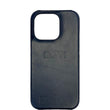 Dallas Designer Handbags Leather iPhone 15 Pro Max MagSafe Phone Case Navy Blue