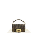 Fendi FF Jacquard Fabric Fendi Mini Baguette Crossbody Bag