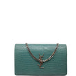 Yves Saint Laurent Croc Embossed Kate Chain Wallet