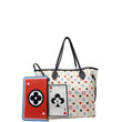 Louis Vuitton Monogram Game On Neverfull Tote w/Wristlet