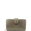Chanel Caviar Timeless CC Zipped Pocket Wallet