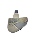 CHRISTIAN DIOR Saddle Nylon Rubber Crossbody Bag Grey