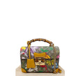 Gucci GG Supreme Flora Padlock Bamboo Shoulder Bag 603221