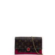 Louis Vuitton Monogram Flore Chain Wallet