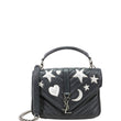 Yves Saint Laurent Chevron Patchwork College Bag