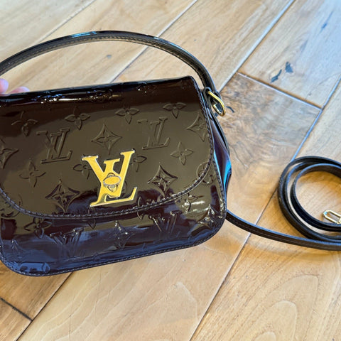 410460-DDH Louis Vuitton	Monogram Vernis Pasadena Bag