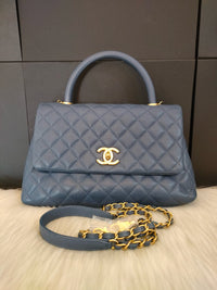 55266-SYB Chanel Coco Top Handle Bag