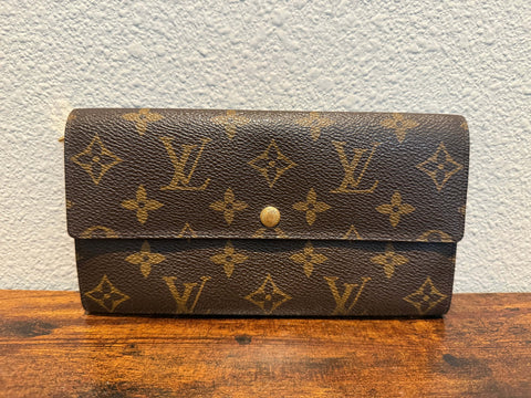 56357-SYB Louis Vuitton Monogram Sarah Wallet