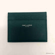 58748-SYB Yves Saint Laurent Credit Card Case Green