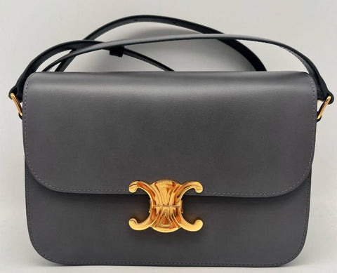 56266-SYB Celine Teen Triomphe Bag Gray