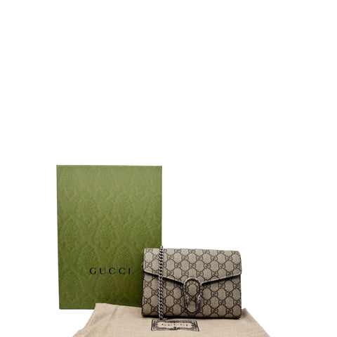 Gucci GG Supreme Dionysus Chain Wallet 401231