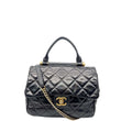 Chanel Gold Bar Top Handle Flap Bag