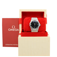 OMEGA Constellation Co-Axial Cal.8602 Chronometer Automatic SS Watch Black Dial 38MM