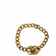 Chanel 1996 CC Turn Lock Chain Bracelet