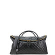 Yves Saint Laurent  Giant Calfskin Quilted Leather Travel Bag Black