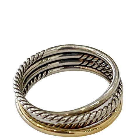 DAVID YURMAN Sterling Silver Crossover Ring