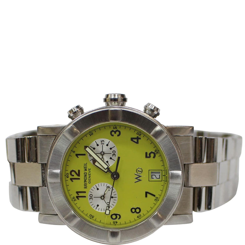 【高級】RAYMOND WEIL W1 Raymond Weil W1 Chronograph Men Black Dial Stainless Steel