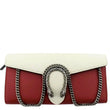 Gucci Dionysus GG Supreme Chain Clutch in Red - Front