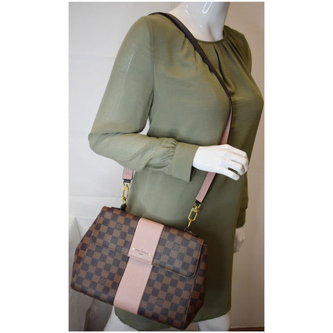 Louis Vuitton Bond Street Damier Ebene Shoulder Bag - onarm view