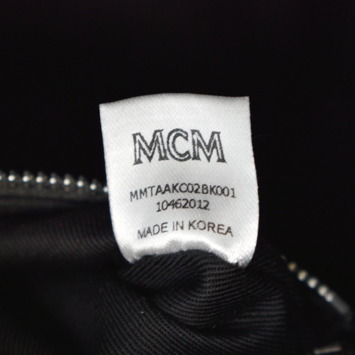 MCM Monogram Print Tote Bag in White