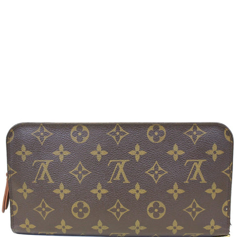 LOUIS VUITTON Insolite Monogram Canvas Organizer Wallet Brown