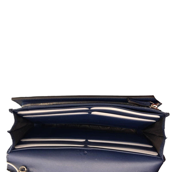 Gucci Dionysus GG Supreme Chain Clutch in Red - Open