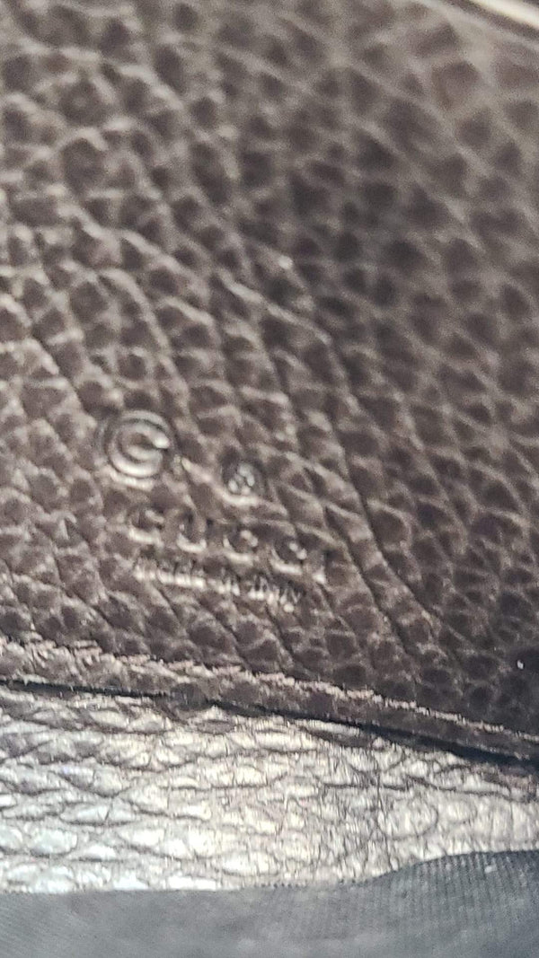 GUCCI GG Canvas Zip Around Wallet Brown 268917