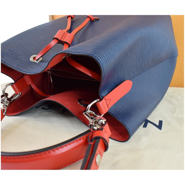Louis Vuitton Neonoe Epi Leather Shoulder Bag Indigo - red color