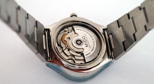 Mido Commander 8689 Automatic Blue SS Day/Date Swiss Watch