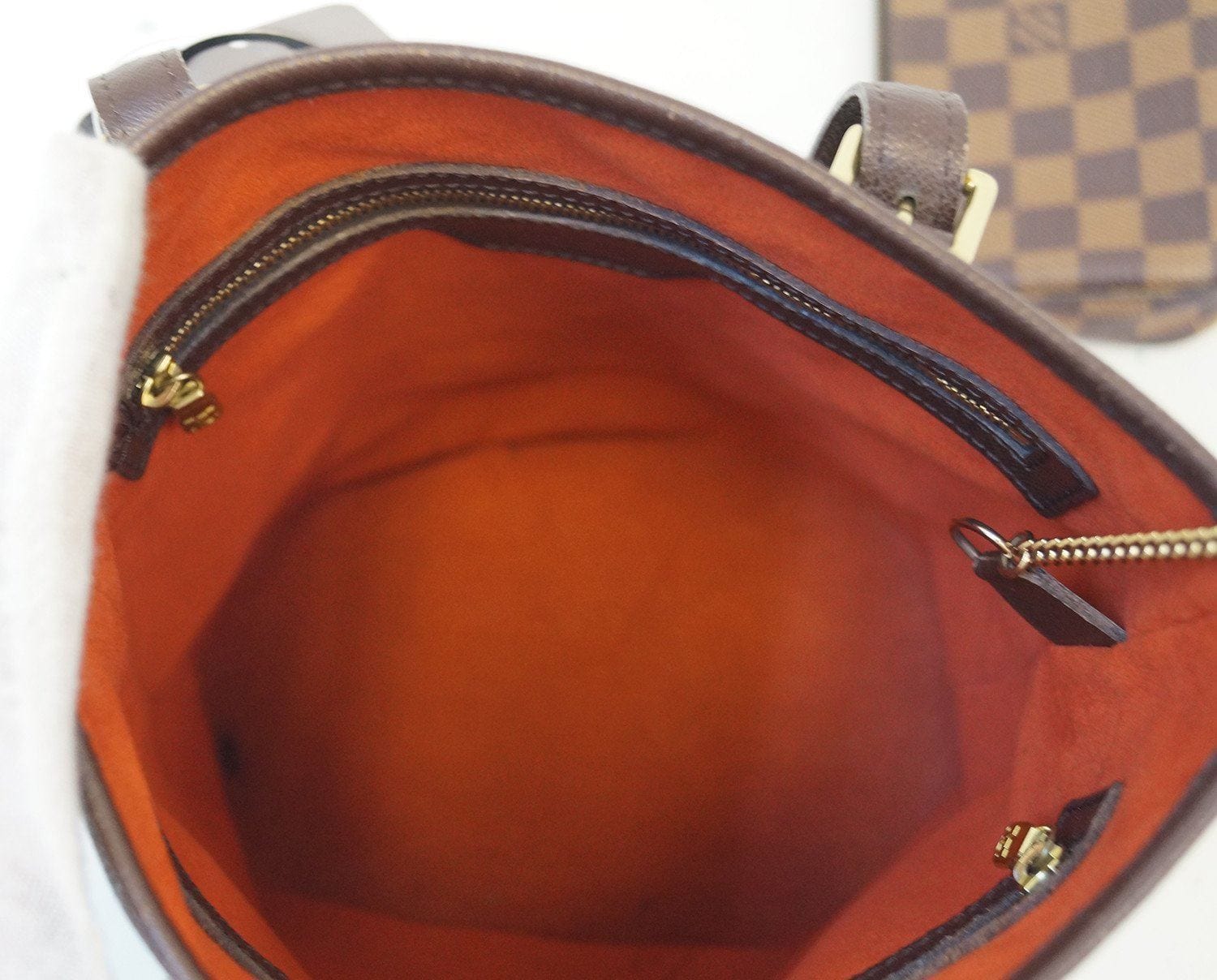 Louis Vuitton Damier Ebene Marais Bucket Bag - Brown Shoulder Bags,  Handbags - LOU87661