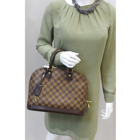 Louis Vuitton Damier Ebene Handbag - Louis Vuitton Alma bags