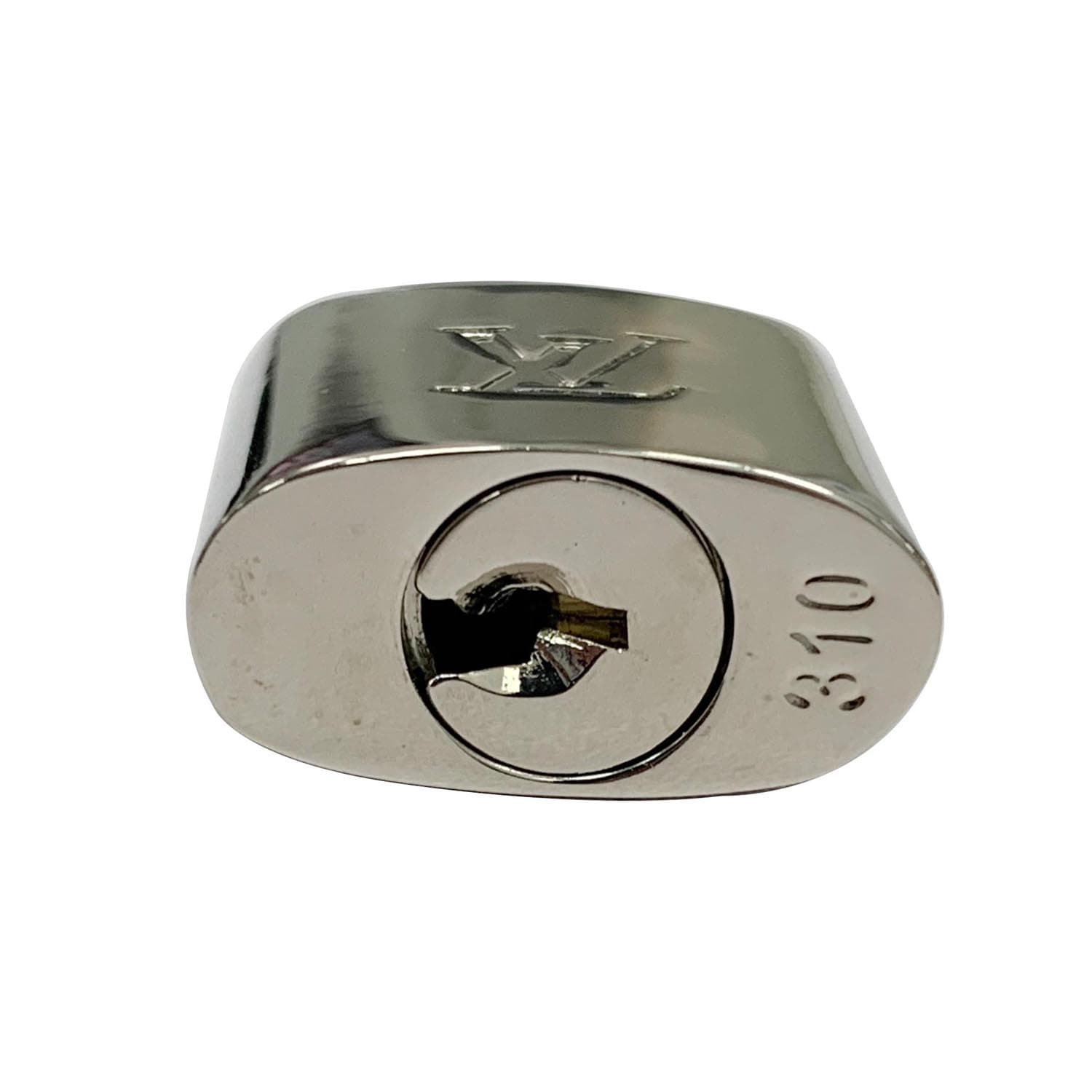 Louis Vuitton #309 Silver Padlock and Key Set Excellent Lock with Box Charm  Pendant ref.294588 - Joli Closet