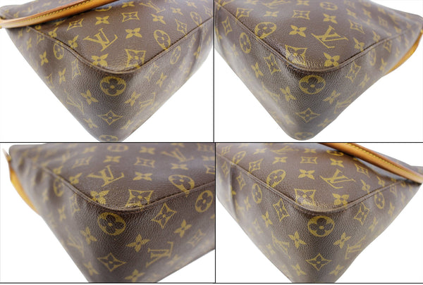 LOUIS VUITTON Monogram Canvas Looping GM Brown Shoulder Bag