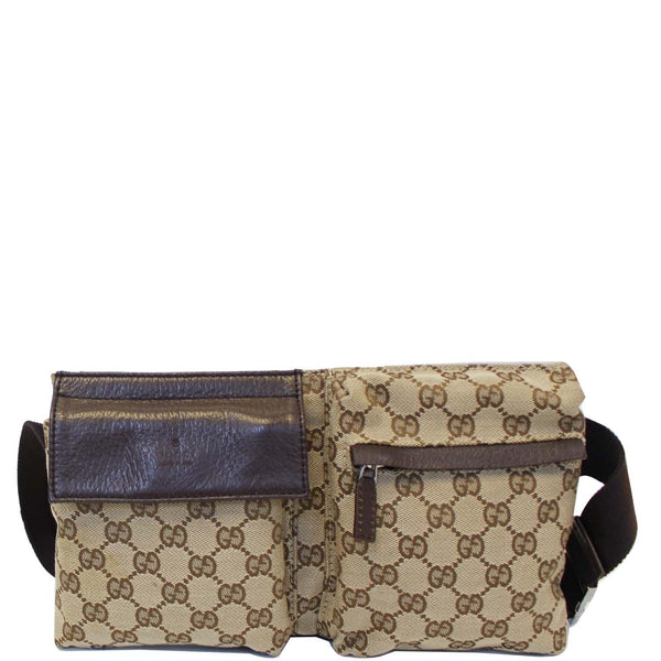 Gucci GG Monogram Waist Bum Bag Brown - Gucci Handbags