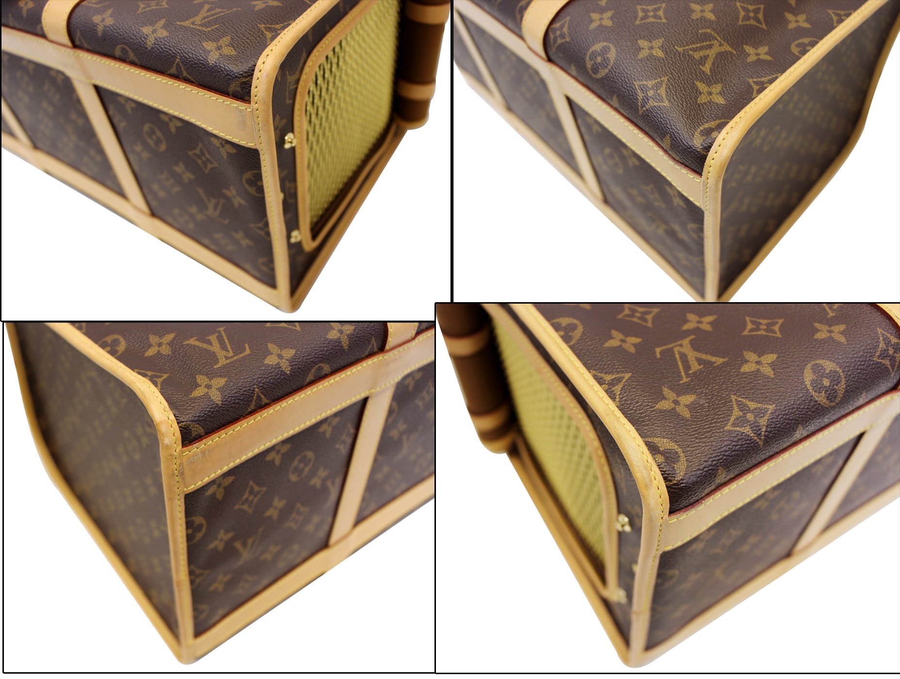 Louis Vuitton Monogram Sac Chien 50 Dog Carrier Pet Bag 7lvs720 at 1stDibs